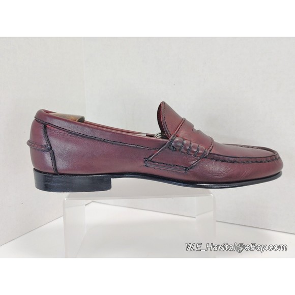 Footjoy® Men\'s Oxblood Penny Loafers #79142 Size 10 C (Narrow)